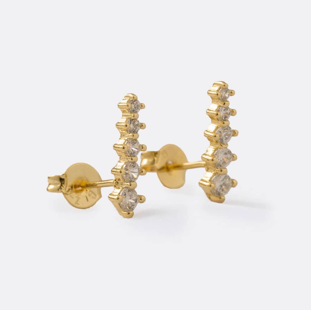 Areta creciente en oro laminado 18K - Ofir18K