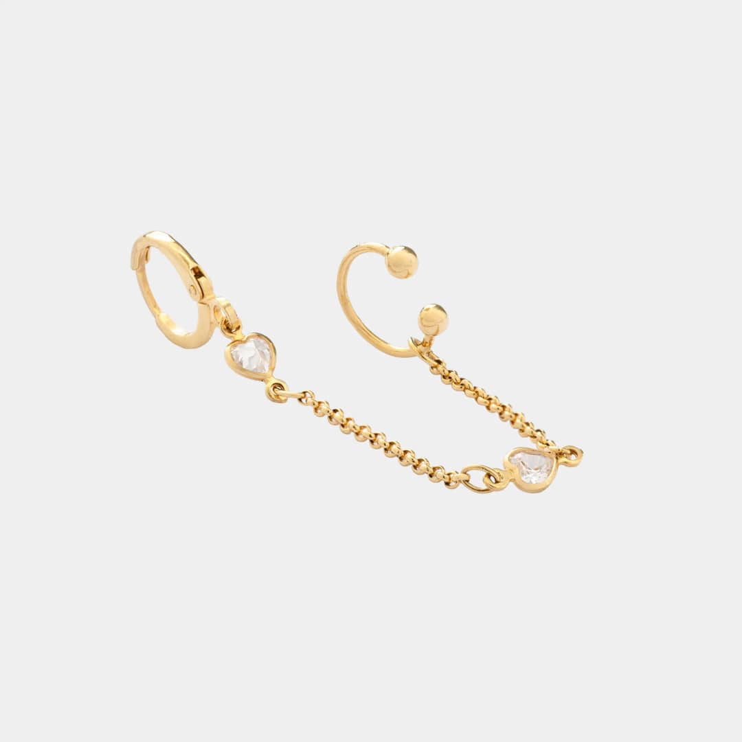 Areta gypsy en oro laminado 18K - Ofir18K