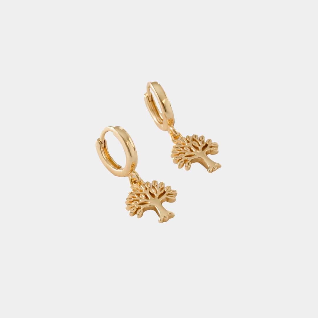 Candonga árbol de la vida en oro laminado 18K - Ofir18K