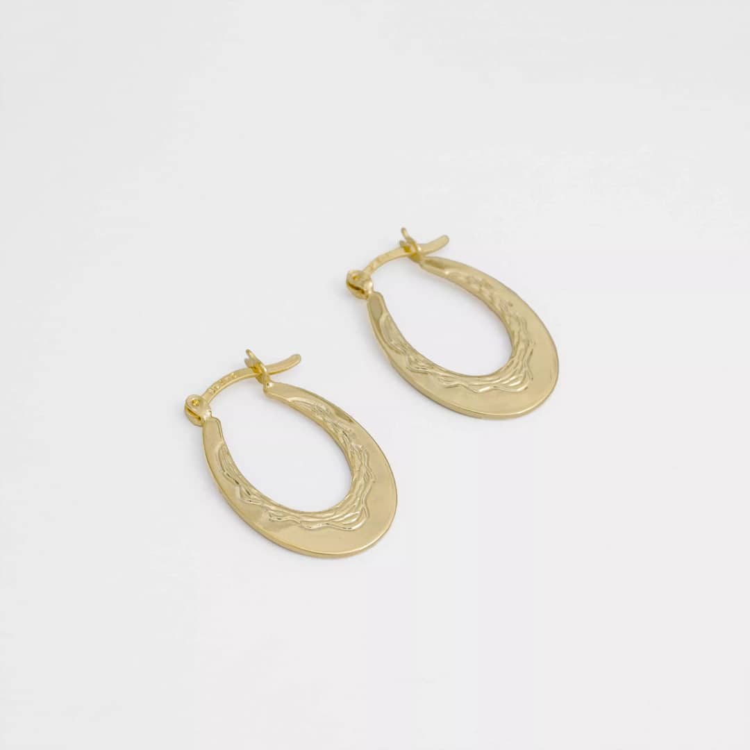 Candonga vintage en oro laminado 18K - Ofir18K