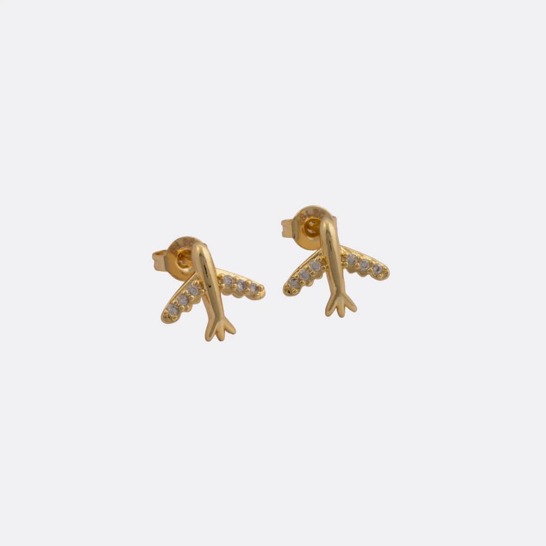 Topo avion en oro laminado 18K - Ofir18K