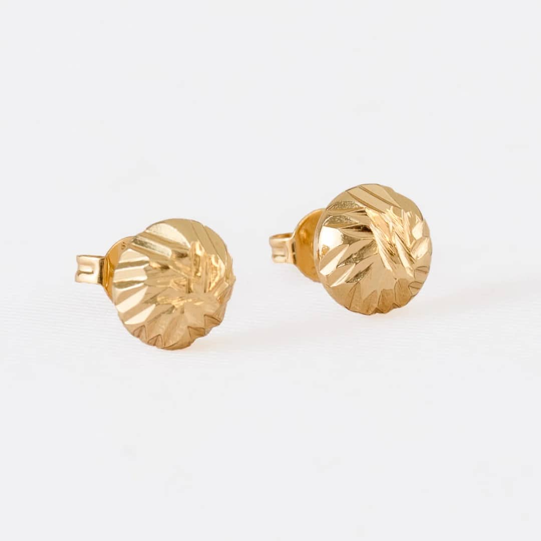 Topo balin italy 8 mm en oro laminado 18K - Ofir18K