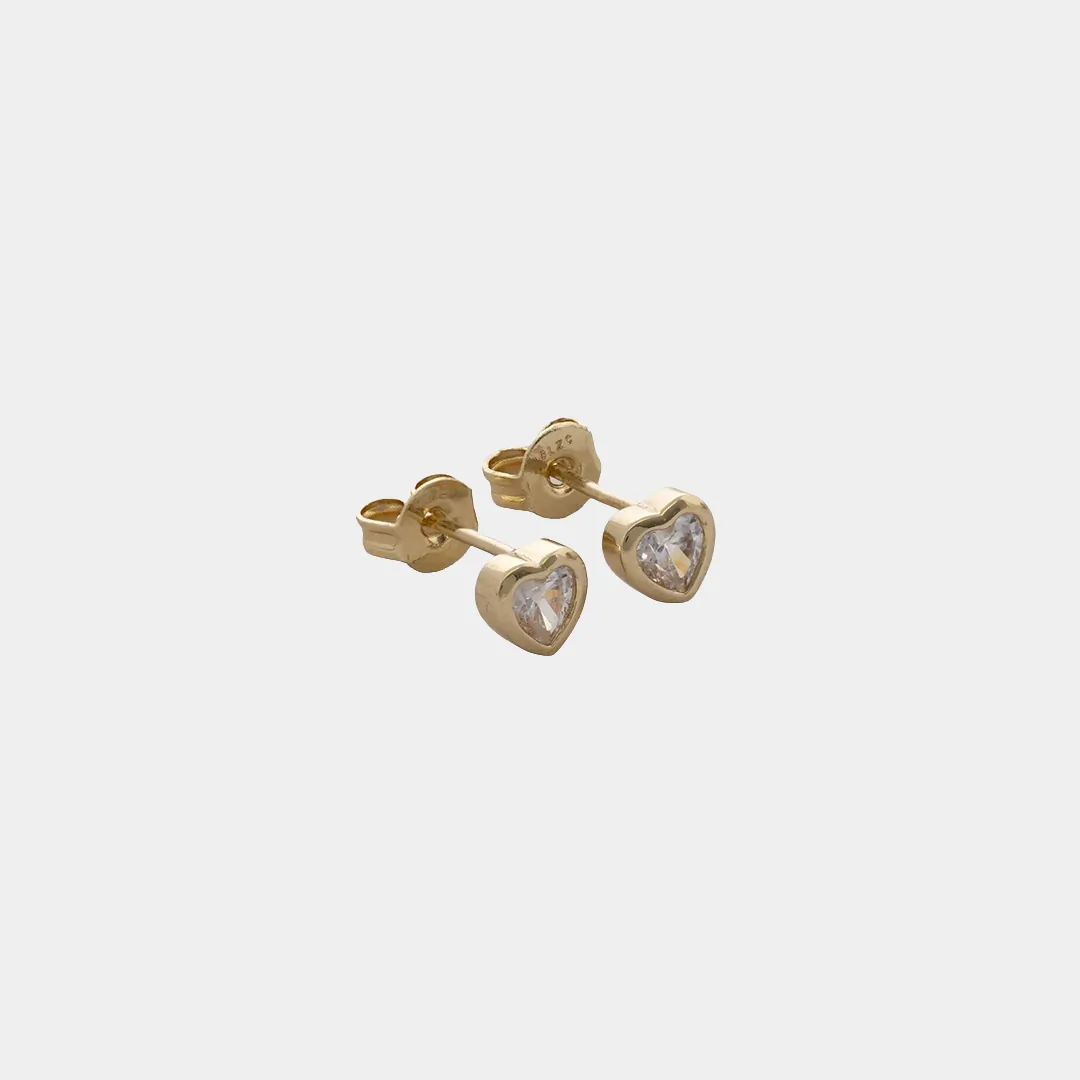 Topo corazón mini en oro laminado 18K - Ofir18K
