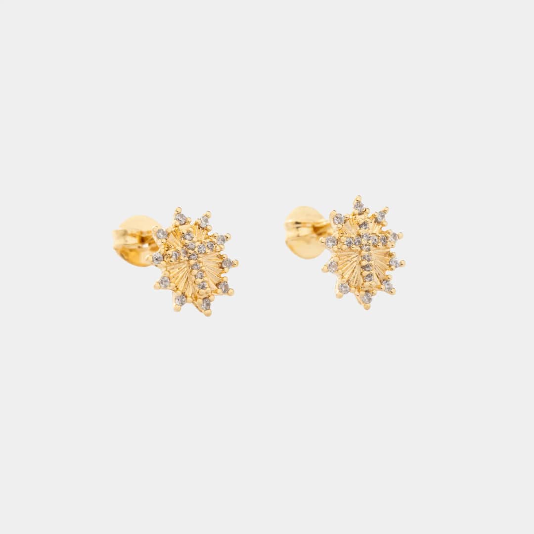 Topo cruz sagrada en oro laminado 18K - Ofir18K