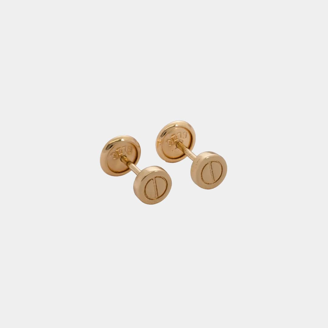 Topo love CTR 5 mm en oro laminado 18K - Ofir18K