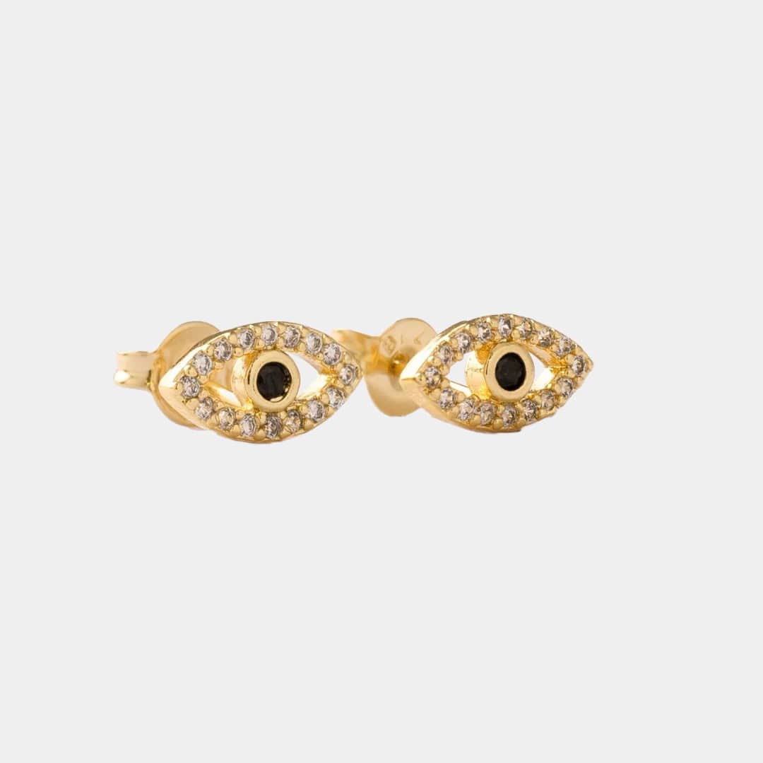 Topo ojo turco en oro laminado 18K - Ofir18K