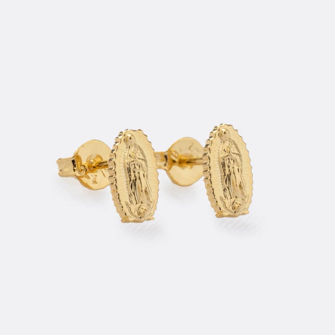 Topo virgen de guadalupe finita en oro laminado 18K - Ofir18K