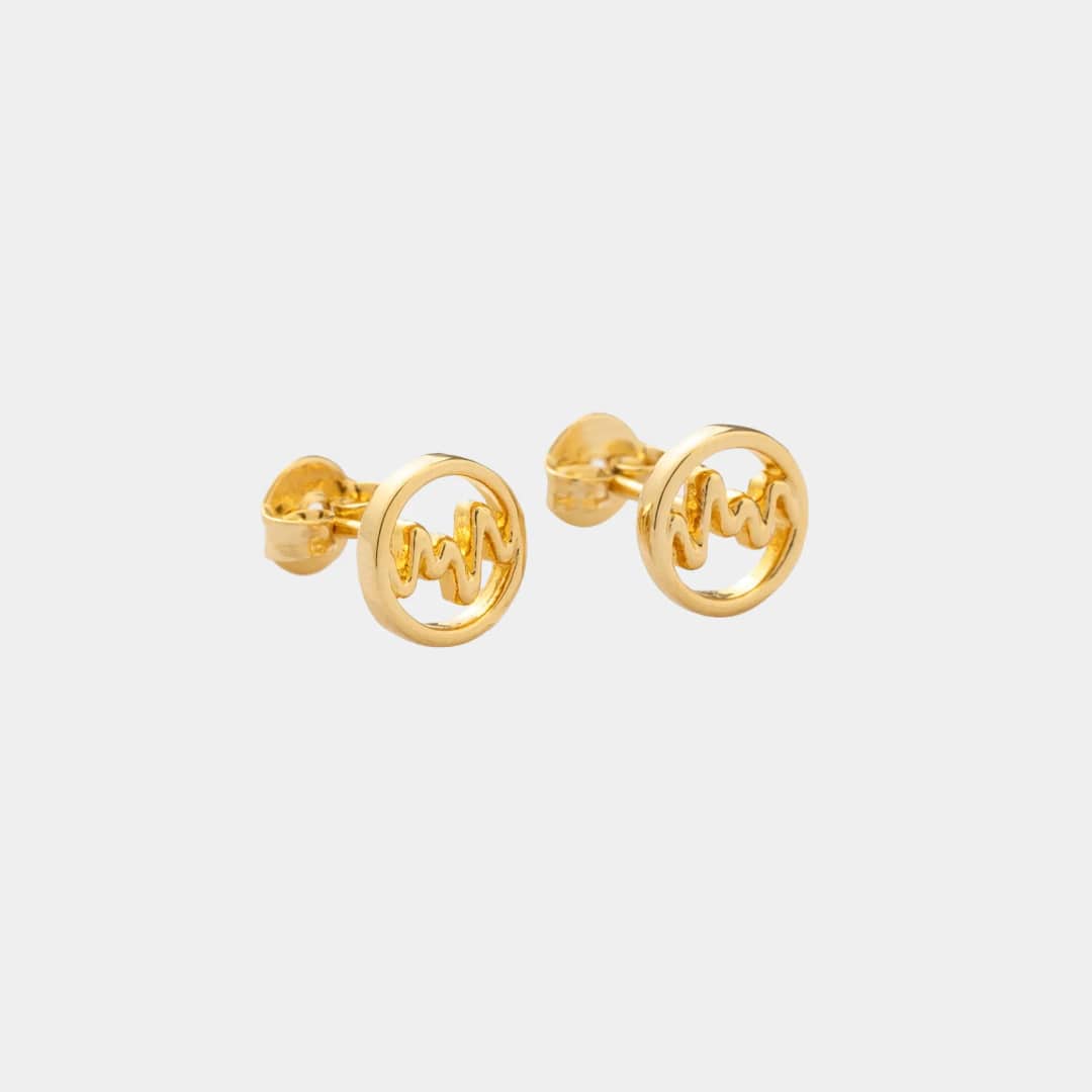 Topo wave en oro laminado 18K - Ofir18K