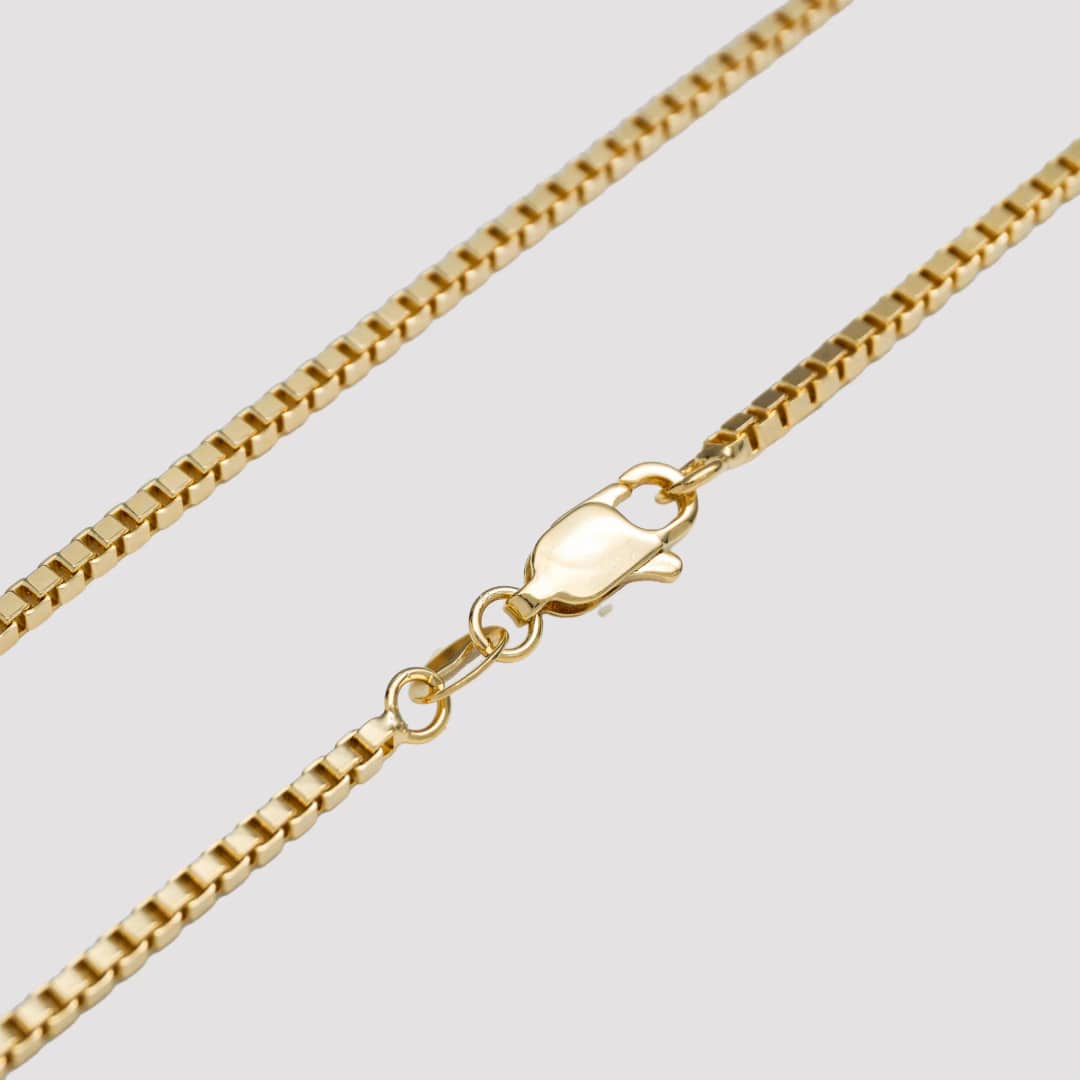 Cadena tejido Veneciana Gruesa en oro laminado 18K, 65 cm - Ofir18K