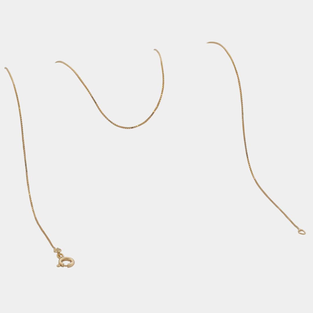 Cadena tejido Veneciana IT 0.64 mm en oro laminado 18K, 45 cm - Ofir18K