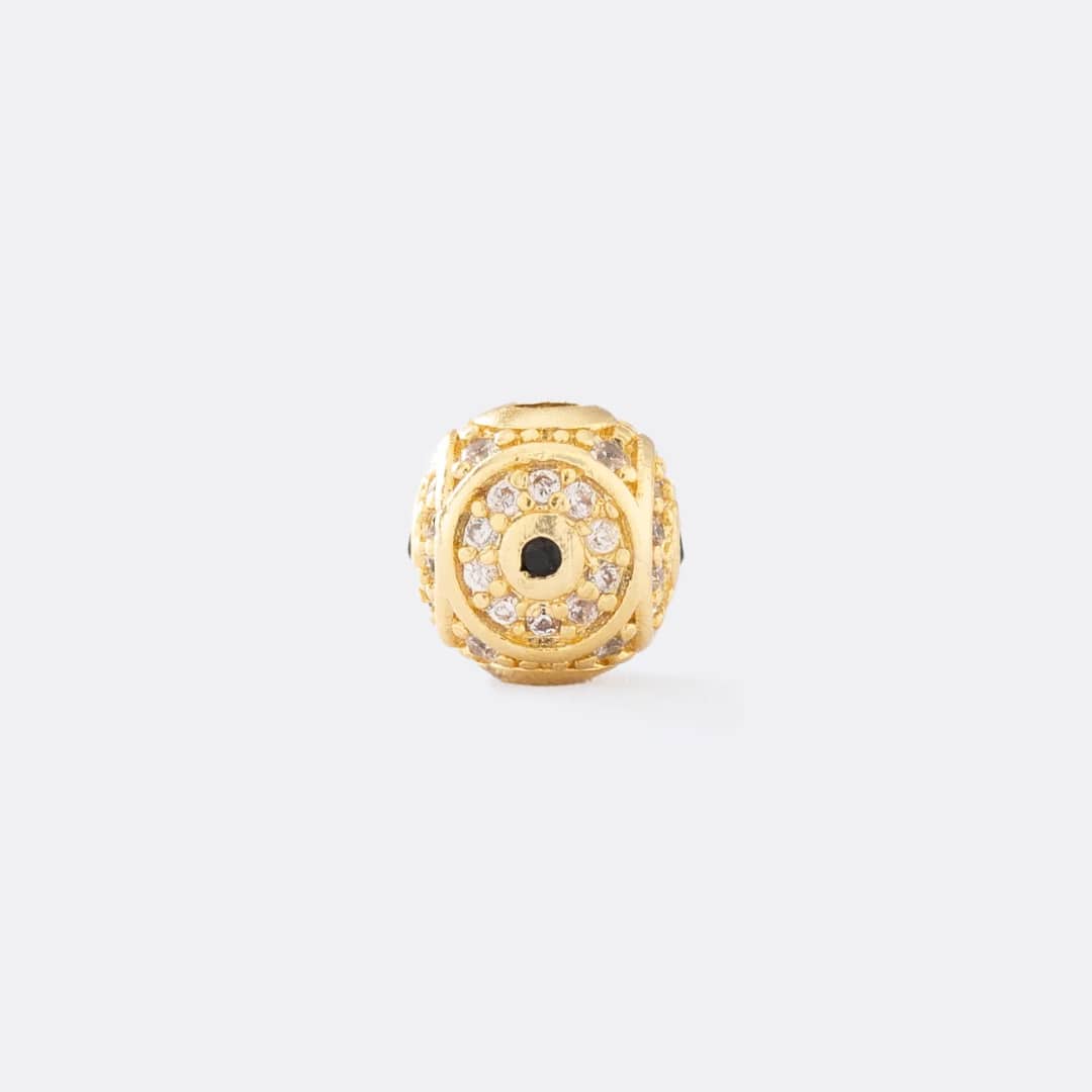 Herraje Bola de Fuego Ojo en oro laminado 18K - Ofir18K