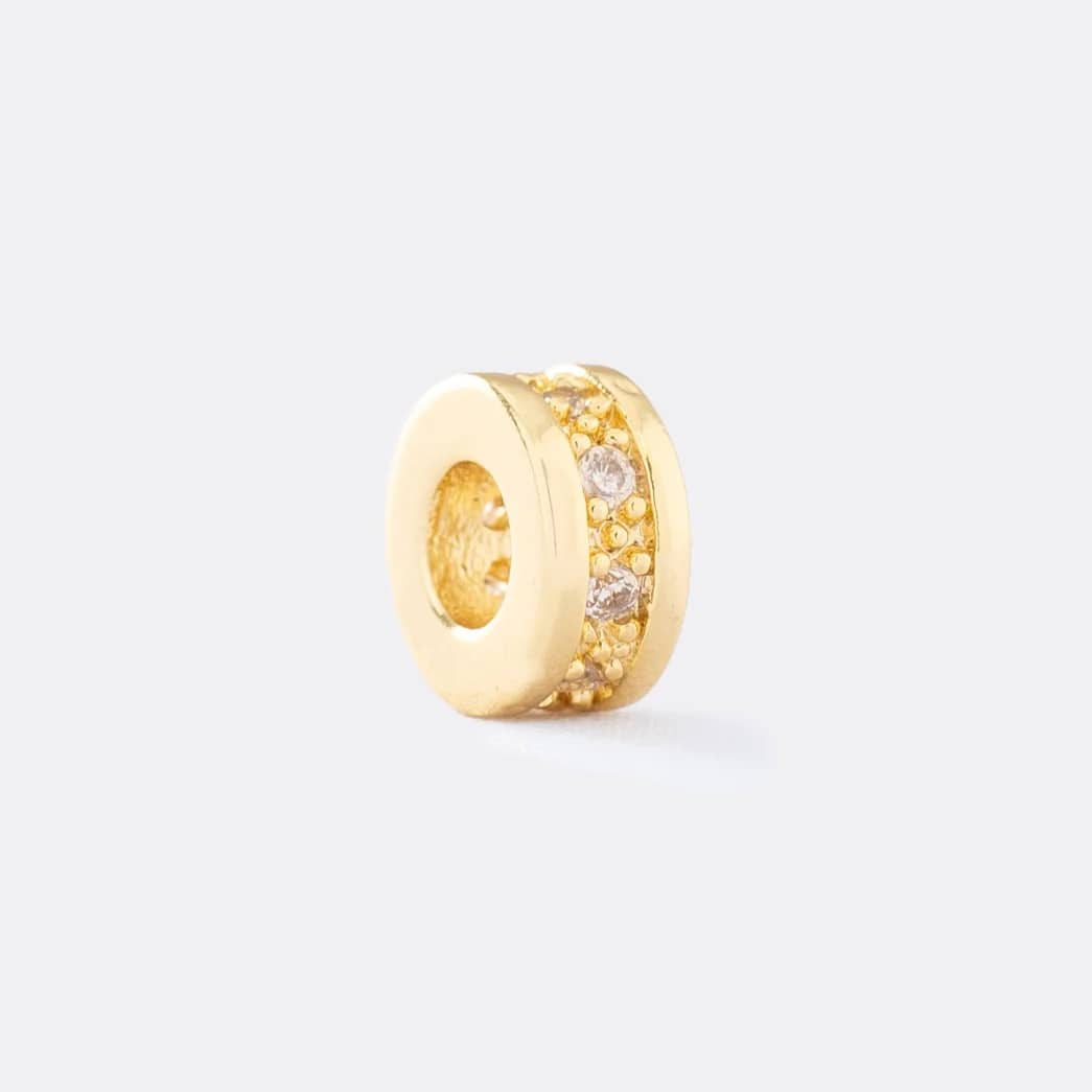 Herraje Redondo 1 Línea en oro laminado 18K - Ofir18K