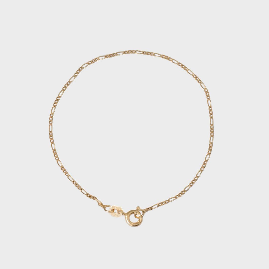 Pulsera 3*1 IT 1.6 mm 16 cm en oro laminado 18K - Ofir18K