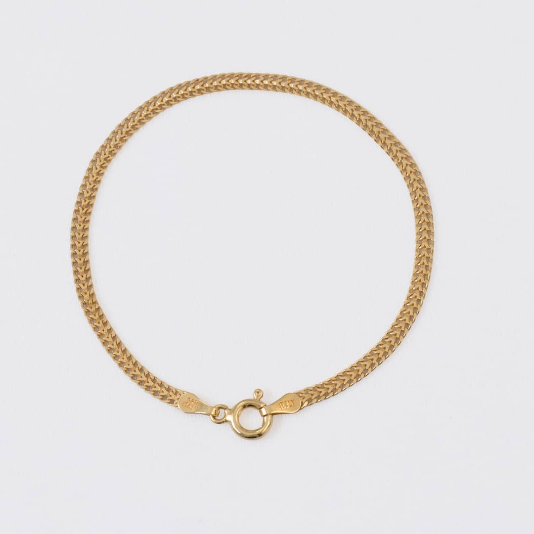 Pulsera Arrow IT 2.6 mm 16.5 cm en oro laminado 18K - Ofir18K