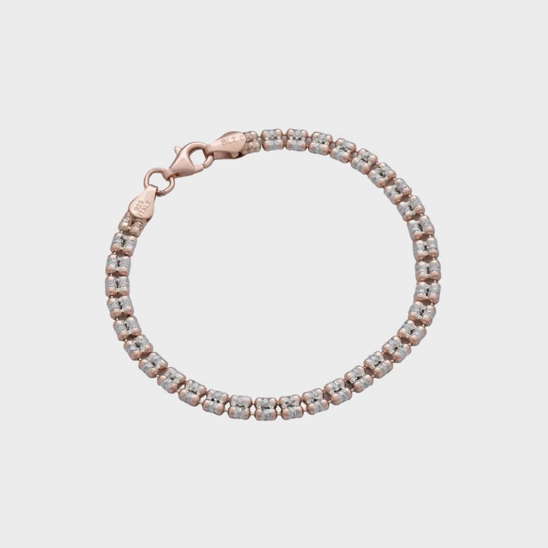 Pulsera ICE 2L IT 16 cm en oro laminado 18K - Ofir18K