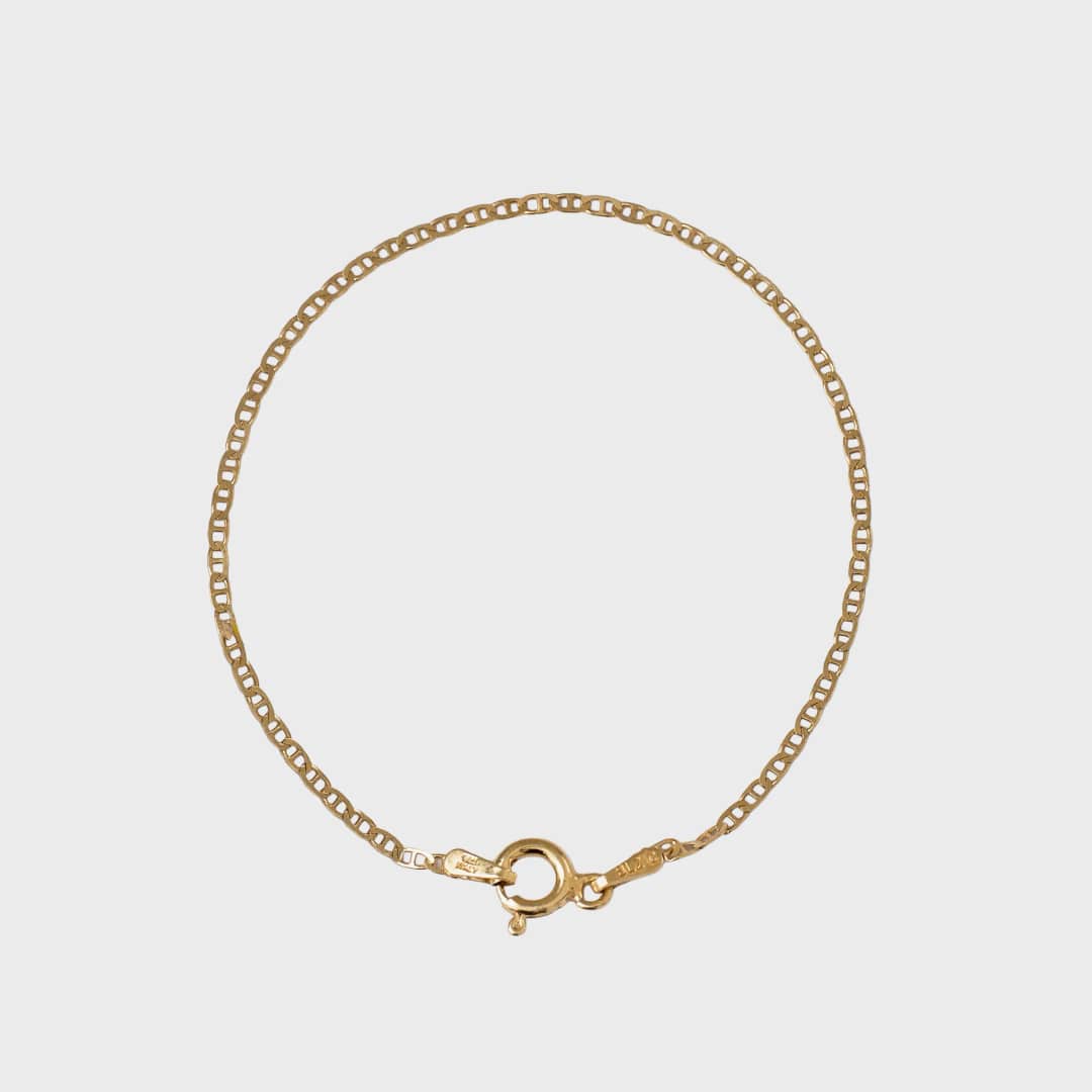 Pulsera Marine IT 1.5 mm 16 cm en oro laminado 18K - Ofir18K