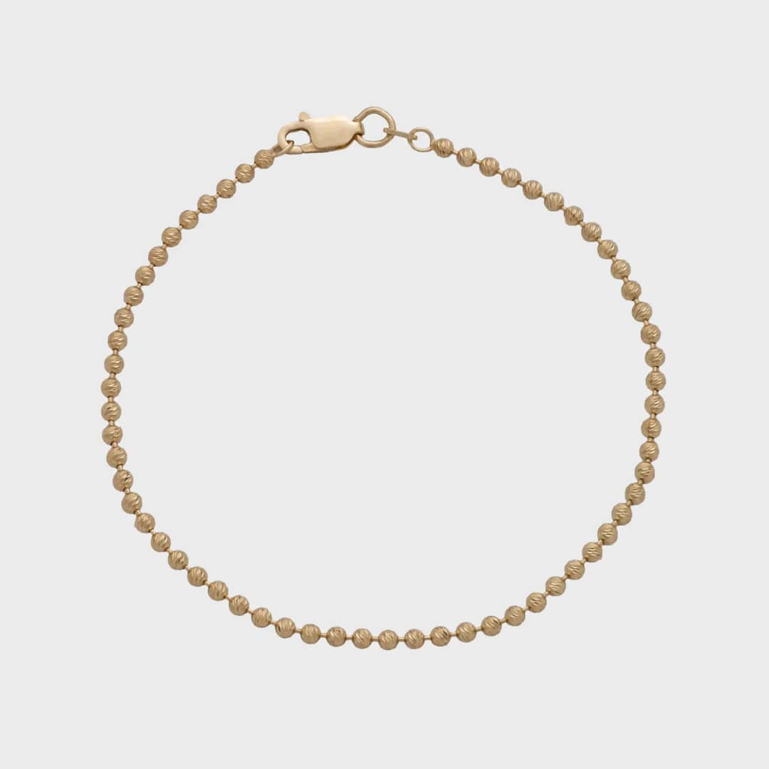 Pulsera Militar IT 19.5 cm en oro laminado 18K - Ofir18K